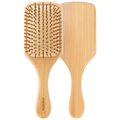 Chenshia Bamboo Bristle Paddle Hairbrush - Firm Detangling & Scalp Massage: 