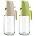 Chenshia 500ML Glass Oil & Vinegar Spray Bottle Kitchen Cooking - 2 Piece: 