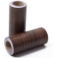 Chenshia Premium Wood Grain Vinyl Wallpaper-2 Easy Peel Rolls 10cm x 5m - Dark brown: 