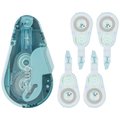 Deli Correction Tape Set with refil 5mmx6m - Blue: 