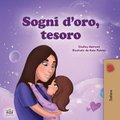 Sweet Dreams, My Love (Italian Children's Book) (Italian, Large print, Paperback, Large type / large print edition):...