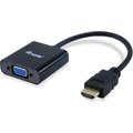 EQUIP HDMI Male to VGA Female Adapter Cable (Black): 