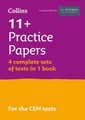 11+ Verbal Reasoning, Non-Verbal Reasoning & Maths Practice Papers (Bumper Book with 4 sets of tests) - For the 2023 Cem Tests...