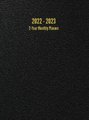 2022 - 2023 2-Year Monthly Planner - 24-Month Calendar (Black) - Large (Hardcover, 2nd 2021 - 2022 2-Year Monthly Planner ed.):...