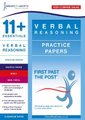 11+ Essentials Verbal Reasoning Practice Papers Book 1 (Paperback): 