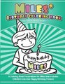 Miles's Birthday Coloring Book Kids Personalized Books - A Coloring Book Personalized for Miles That Includes...