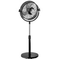 Salton Black Rechargeable Pedestal Fan (30cm) (25W): 