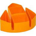 Bantex 7 Compartment Desk Organiser (Orange): 