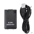 Raz Tech Rechargeable Battery Pack and USB Charger Cable for Xbox 360 Controller (4800mAh): 