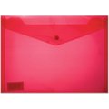 Treeline A3 PVC Carry Folder with Stud (Red)(6 Pack): 