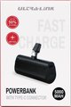 Ultra-Link UL-PB560A 5000mAh Type-C PD Fast Charging Power Bank (Black): 