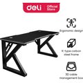 Deli Gaming Table Black: 