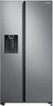 Samsung Side-by-side Refrigerator with Non-plumbed  Water And Ice Dispenser (415L | 202L)(Gentle Silver ): 