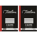 Treeline 3 Quire A4 Counter Book 288pg - Feint & Margin | Pack of 2: 