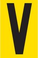 Tower Adhesive Letter Sign - V (Large: 55x90mm): 
