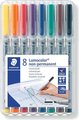 Staedtler Lumocolor Non-Permanent Broad Markers (8 Pack): 