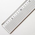 Jakar Acrylic Ruler With Stainless Steel Edge (1m): 