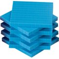EDX Education Base Ten Plastic - Blue Flats (10 Pieces): 