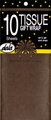 Dala Tissue Paper - Brown (50 x 65cm)(10 Sheets): 