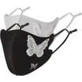 Sophie Moda-Ice Cooling Microfibre Rhinestone 3D Face Mask - Butterfly (2 Pieces): 