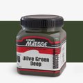 Derivan Matisse Background Acrylic Paint - Olive Green Deep (250 ml): 