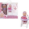 Doll Baby 30cm With High Chair & Accessories: 