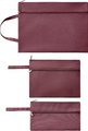 Double Layer Oxford Fabric Waterproof Tote Bag - (3 Bags Set)(A4+A5+A6 Size)(Red): 