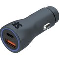 2-Port USB & Type-C Fast-Charge Car Charger (48W)(PD): 