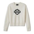 Women's Open Bar & Shield Sweater - L: 