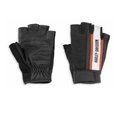 Women's Miss Enthusiast Mesh & Leather Fingerless Glove - S: 