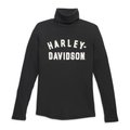 Women's Milwaukee Rib Turtleneck - Black Beauty - XL: 