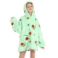 Iconix Kids Oversized Plush Hooded Blanket (Avocado): 