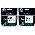 HP 305 Black and Tri Colour Combo Pack Ink Cartridge: 