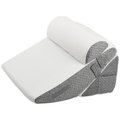 Chenshia 3 Piece Wedge Pillow Set Bed Wedge Pillow With Adjustable Headboard: 