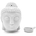 Chenshia Buddha Aromatherapy Oil Burner with Tealight Candle Holder - White: 