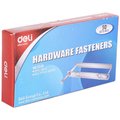 DELI Fasteners 80mm, 2 Hole Binding, Silver, 50's: 