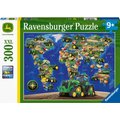 Ravensburger John Deere Jigsaw Puzzle - World Map (300 Pieces): 