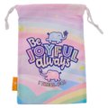 Be Joyful Always Small Cotton Drawstring Bag - 1 Thess. 5:16: 
