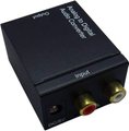 Raz Tech Analog to Digital Audio Converter Adapter for PC DVD Amplifier (Black): 