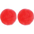 Dala Craft Pom Poms - Red (70mm)(2 Pack): 