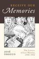 Receive Our Memories - The Letters of Luz Moreno, 1950-1952 (Hardcover): Jose Orozco