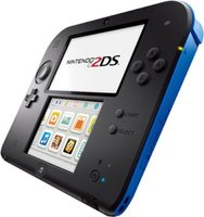 Nintendo 2DS Handheld Console (Black and Blue) - Includes Download