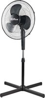ALVA AIR - 40CM PLASTIC TELESCOPIC PEDESTAL FAN (BLACK: 
