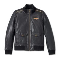 Women?s 120th Anniversary Bomber Leather Jacket - XS: 