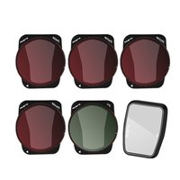 DJI Air 3 RCSTQ Multi-Layer Coating Waterproof Filter, Spec: ND-PL8/16/32/64 +UV +CPL 6-in-1: 