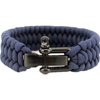 Killer Deals Paracord Outdoor Camping Tactical Survival Bracelet (Navy)(S-M-L): 