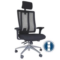 Human Ergo Chair With Headrest: 