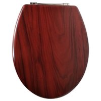 Lifespace Leading Design Premium Wood Toilet Seat (Mahogany): 