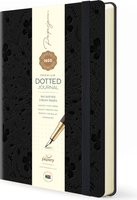 Paperjam A5 Premium Black Journal - Softcover, Dotted Grid: 