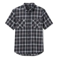 Men's Backing It In Short Sleeve Plaid Shirt - S: 